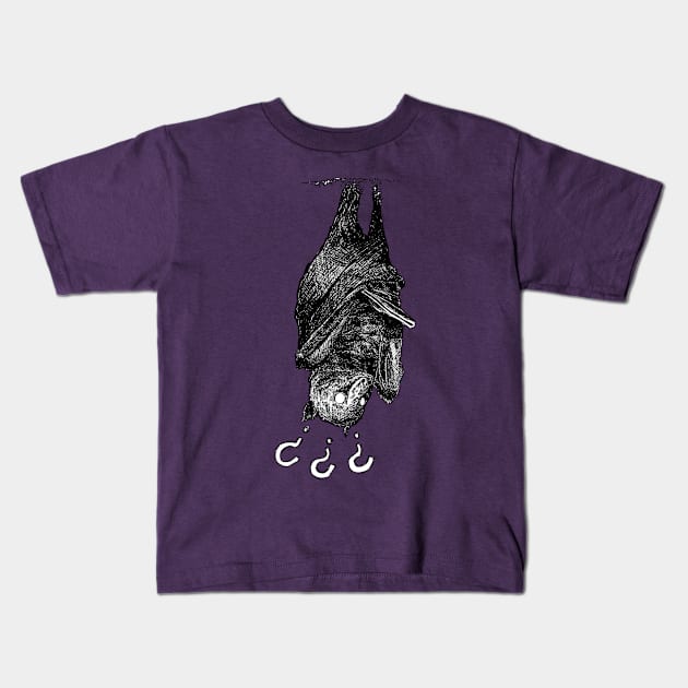 Confused Bat Kids T-Shirt by ilistentoemo@gmail.com